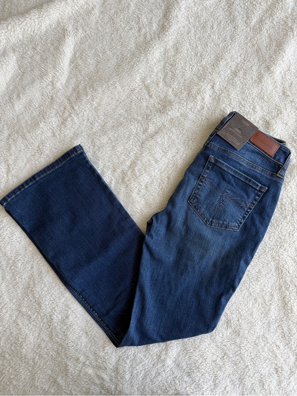 Shyanne Dark Blue Women’s Boot Cut Jeans